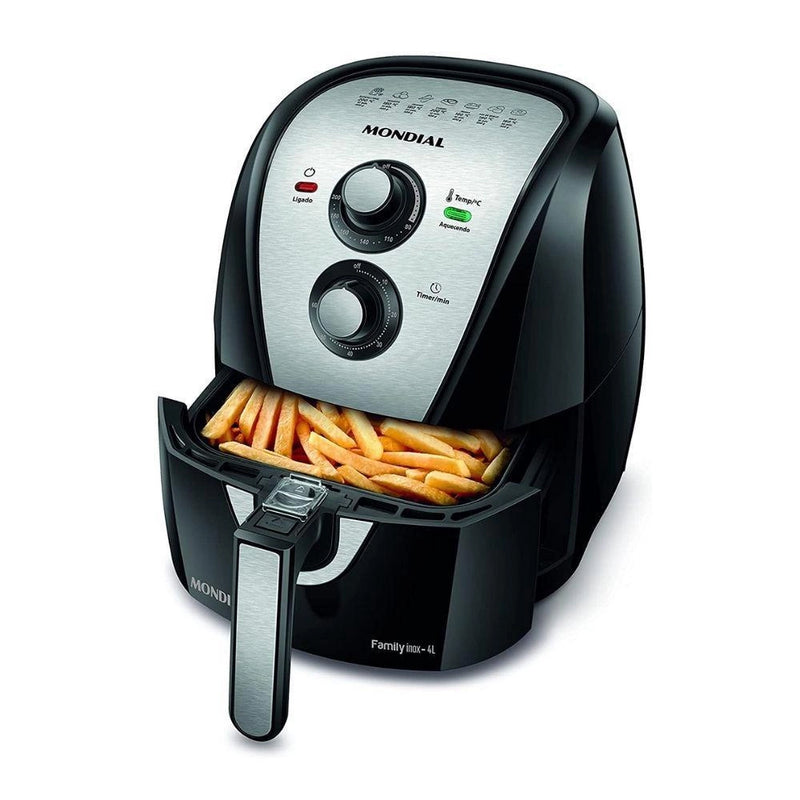 Fritadeira Airfryer Mondial Family Inox 1500W 4L