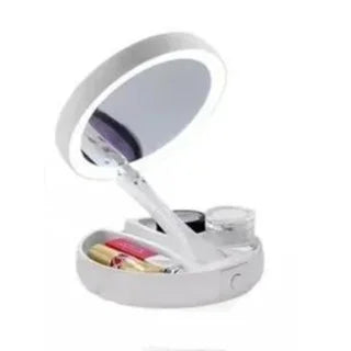 LumiGlow Mirror 10X - Espelho Led com Aumento 10x