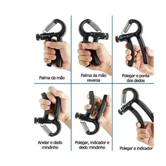 Hand Grip Com Ajuste de Intensidade Fitness