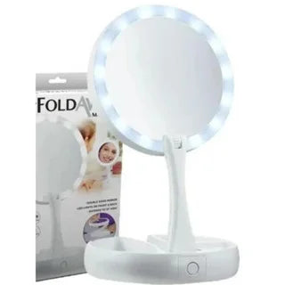 LumiGlow Mirror 10X - Espelho Led com Aumento 10x