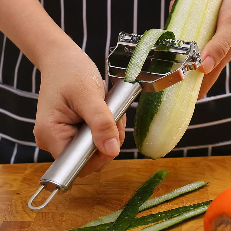 Descascador de cozinha multifuncional 4 em 1
