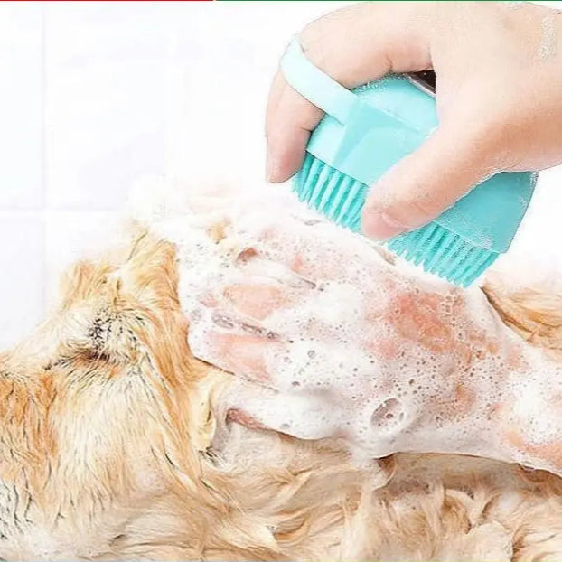 Esponja De Silicone Para Banho Com Dispenser