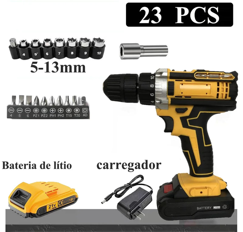 Parafusadeira elétrica 21v